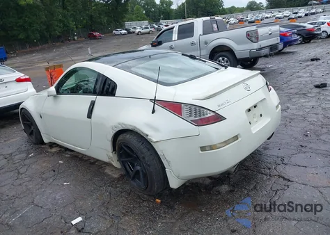 2003 Nissan 350Z Enthusiast z USA, uszkodzony, nr VIN JN1AZ34D13T118993